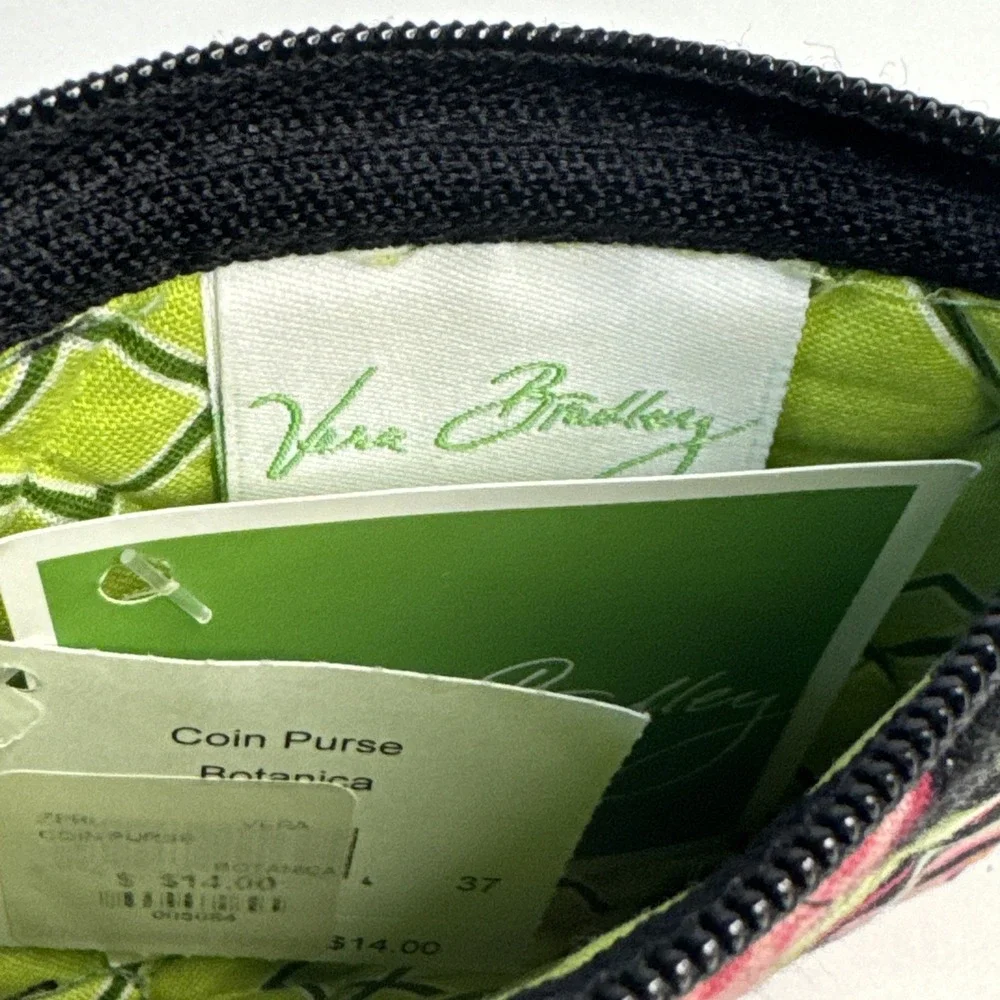 Vera Bradley Botanica Coin Purse NWT Retired Pattern